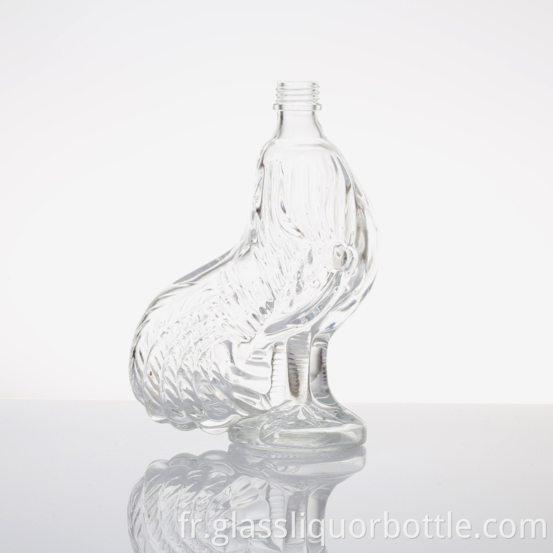 700ml Clear Brandy Glass Bottle
